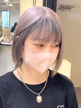 ベレーザ 渋谷(BELEZA) 2418外国人風カラーエギュモリフリンジバングハイトーンカラー