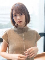 イルハバナ 渋谷(ill HAVANA)&nbsp;ボブ/大人ナチュラルショートボブ/ハイライト/20代30代