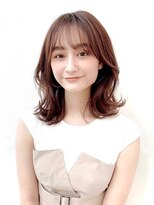 くびれミディココアベージュツヤオレンジ透明感20代30代40代