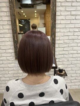 ディッシュ 五反田(dish) ブリーチで作るピンクベージュ