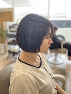 イースタイルコムズヘア 柳通り店(e-style com's hair) #ショートボブ#ボブ#ショート#ワンカール