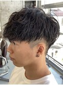 ツイストスパイラルパーマツイストパーマメンズマッシュ横浜西口