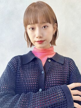 セイドット オモテサンドウ(Say. omotesando) say.原田美千留 ボブ くびれボブ レイヤーボブ 暖色カラー