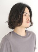 メンズ メンズパーマ  メンズミディアム 白髪染め 30