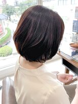 バブ バイネオリーブ(Bab by neolive)&nbsp;ミセス丸みボブ/髪質改善/艶髪/ショートボブ/ダークアッシュ