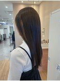オリーブブラウン×ロング