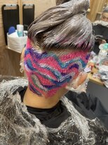 いろあそび 八王子 刈り上げデザイン