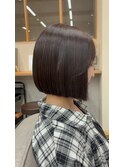 切りっぱなしボブ