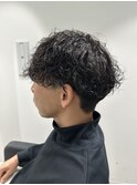 メンズ×スパイラルパーマ