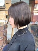 Gem Hair Studio 姉崎 パツっとミニボブ/@gem_anezaki