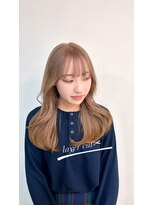 イフ 高崎本店(Ifh)&nbsp;ミルクティーカラー×韓国レイヤー