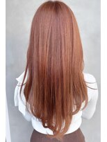 ノノリリ(NONORIRI)&nbsp;オレンジブラウンバーガンディカラー大人可愛いレイヤーカット