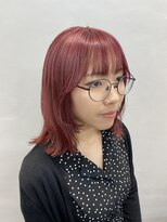 ヴェルダ 池袋店(verda)&nbsp;ピンクカラー×ウルフスタイル/yamamoto