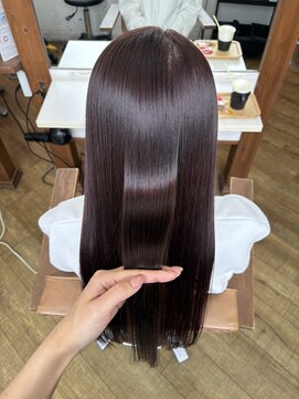 ヘアリゾート リノ(Hair resort Lino) ピンクパープル×ミネコラトリートメント