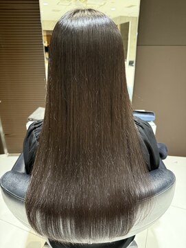 アヴァンスクロス あべのルシアス店(AVANCE.CROSS) ナチュラルベージュ×艶髪