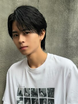 ロンド アンブル 四条烏丸(Lond ambre) 萱原大幹 センターパート/眉毛/短髪/メンズカット