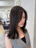 《美髪ケアコース》カット＋髪質改善カラー　￥15180→￥12000～　担当：細野
