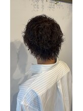 アース 大宮駅前店(HAIR&MAKE EARTH) ショートウルフに波巻きパーマ