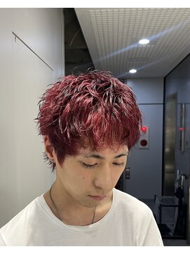 ブラック 渋谷 2nd(BLUCK) スパイキーショートダウンバングハイトーン