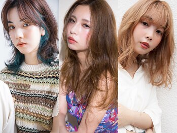 マイ ヘア デザイン 岡崎(MY hair design)の写真/韓国顔まわりカット×ブリーチなしダブルカラーで柔らかな女性らしさ髪質改善で毛先まで艶感を[ブリーチ]