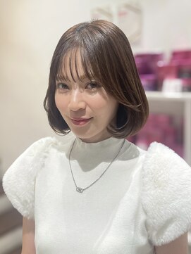 アッシュ 中目黒店(Ash) 韓国風内巻きボブ(タンバルモリ)