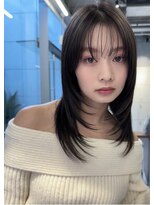 サンバレー(SUNVALLEY)&nbsp;大人綺麗めレイヤースタイルシースルーバング