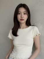 エイチ ウルフカット 大阪梅田(811)&nbsp;レイヤーボブヘアカラーバレイヤージュ50代くるみちゃんヘア