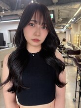 フラッグ ヘアー 天神西通り店(Flag HAIR)&nbsp;レイヤーカット/顔周りレイヤー/韓国巻き/ハッシュレイヤー