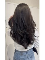 カラフクオカ 薬院駅前(Cara FUKUOKA)&nbsp;ココアブラウン&レイヤーカット《★福岡レイヤーカット★》