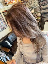 ヘア メイク ココ(hair make coco)&nbsp;ハイライトでつくるホワイトラベンダー★