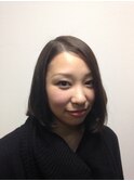 女子力アップ！かきあげバングワンカールボブ