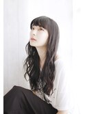 吉祥寺斜めバングフェザーロングボルドークラシカルワンレン/091