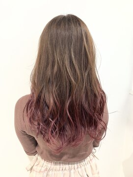 リー 甲子園(Lee) ラベンダーピンク×グラデーションカラー