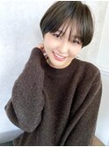 【December】大人かわいい黒髪マッシュショート♪