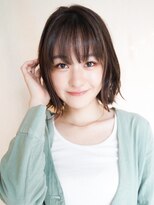 マセナ(Masena) ゆるふわワンレンボブ×透明感グレージュ×Masena