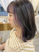 マロウ(mallow) 《花屋併設》インナーカラー/ラベンダーカラー@20代30代40代