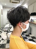 ヘッズ 本八幡店(HEADS)&nbsp;MEN'S HAIR  センターパート　ツイストスパイラル　韓国マッシュ