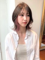 ビーハイブ 一番町店 アヴェダ(BEHIVE) イヤリングカラー柔らかピンクベージュ