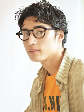 ディッセンバー 神宮前(December) メンズくせ毛風パーマ　ショート