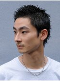 刈らないボウズ/ビジネスベリーショート/アップバング