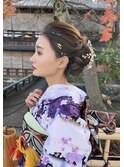 卒業式ヘアセット