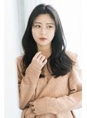 【艶髪カラー×韓国風大人スタイル】
