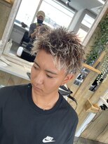 レックス(Rex)&nbsp;【外国人風ヘアー！】ツイスト×ブラウンゴールドメッシュ！