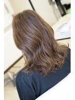 サンクレポ 2024春/夏トレンドミルクティーベージュ脱白髪染めハイライト