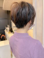 キャアリー(Caary)&nbsp;小顔補正立体カットcaaryショートヘア　小顔ボブ　くせ毛カット