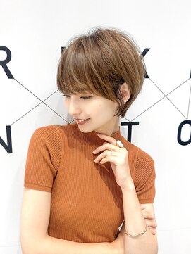 ハルキミナト ジャパン ヨコハマ(HARUKI MINATO japan YOKOHAMA) 大人可愛いマッシュショート20代30代40代50代オリーブグレージュ