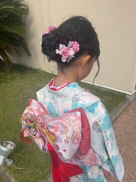 ヘアドゥーポジャ 藤岡店(hair Do poja) ７歳　七五三