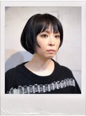 黒髪ミニボブ