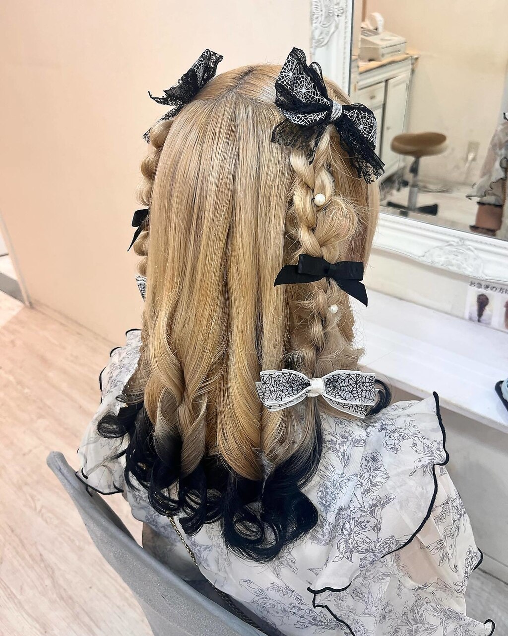 ★美容室★中古 美品 おまけ付き 量産型オタク推し活ヘアメイク【通常ヘアセット2400円