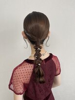 エトワール&nbsp;タイト編み下ろしポニー